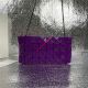 Issey Miyake Prism Clutch Shoulder Bag Purple